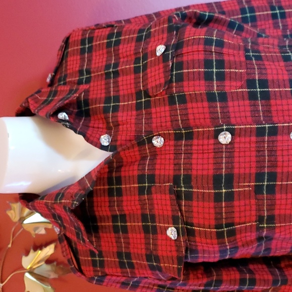 ⭐️Host Pick⭐️ Tweety Bird Plaid Rhinestone Bedazzled Western Shirt  Yeehaw - Picture 7 of 13